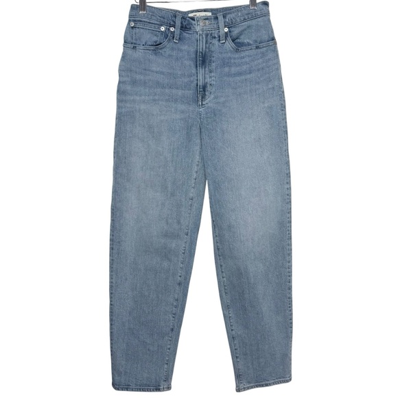 Madewell Tall Balloon Jeans in Littlefield Wash Size 26T - Picture 3 of 10